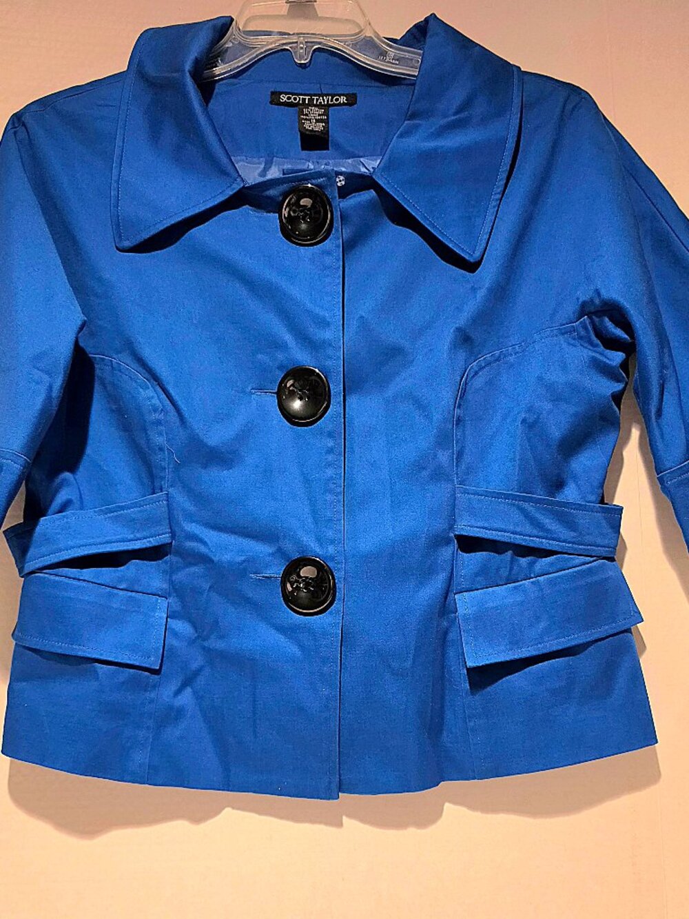 Scott Taylor Royal Blue Cropped jacket - Sz 14